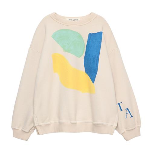 Se True Artist Papier Collé Sweatshirt Cremefarvet |  | 8-9 years ved Babyshop