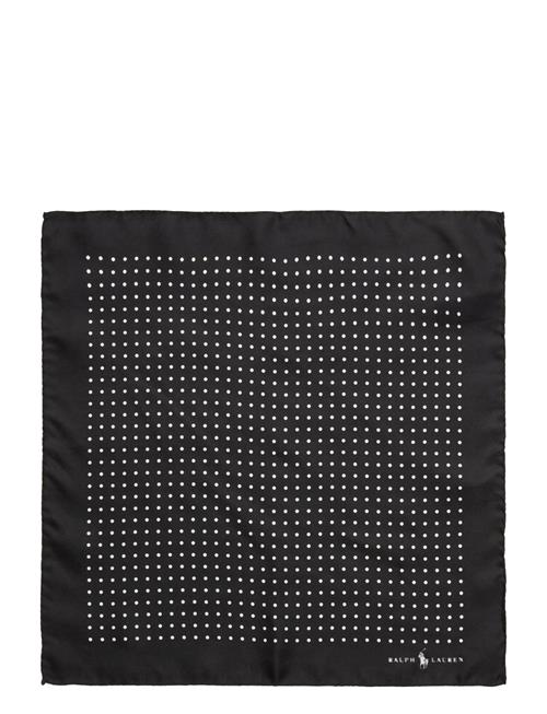 Polo Ralph Lauren Polka-Dot Silk Pocket Square Polo Ralph Lauren Black