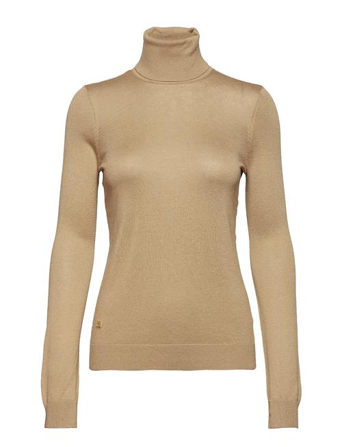 Lauren Ralph Lauren Silk-Blend Roll Neck Lauren Ralph Lauren Beige