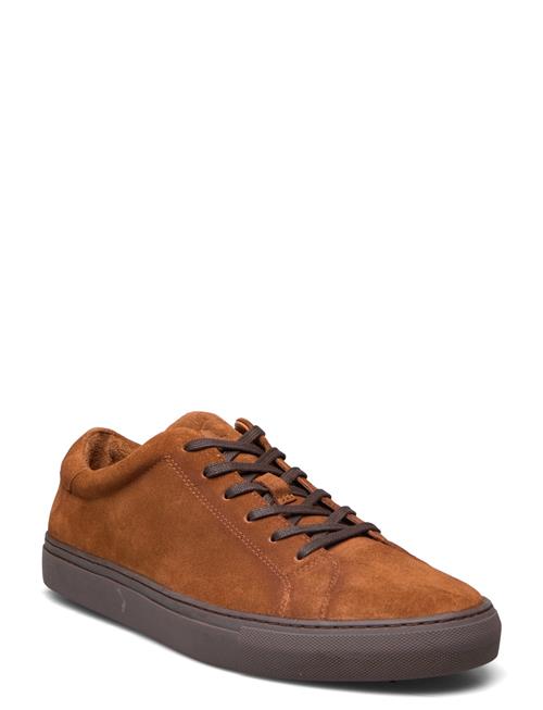 Se Polo Ralph Lauren Jermain Suede Trainer Polo Ralph Lauren Brown ved Booztlet