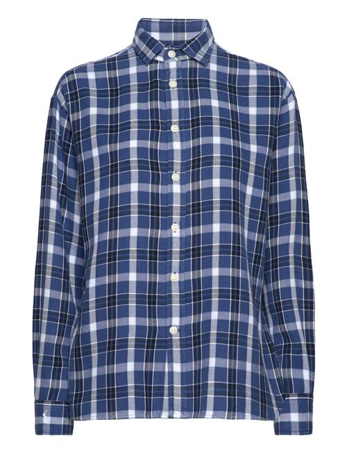 Polo Ralph Lauren Relaxed Fit Plaid Cotton Shirt Polo Ralph Lauren Blue