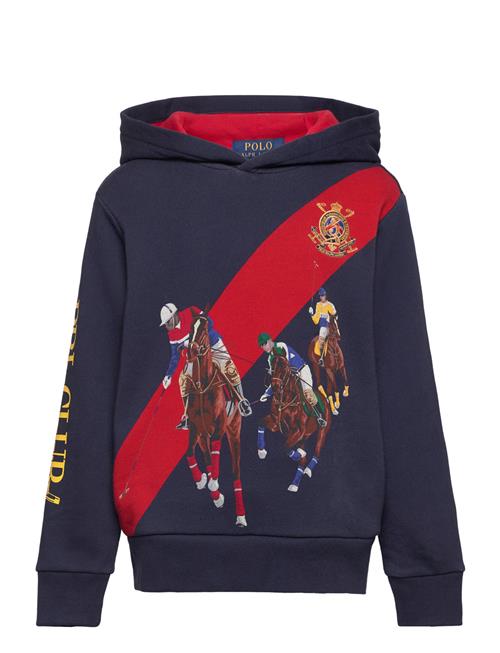 Ralph Lauren Kids Fleece Graphic Hoodie Ralph Lauren Kids Navy