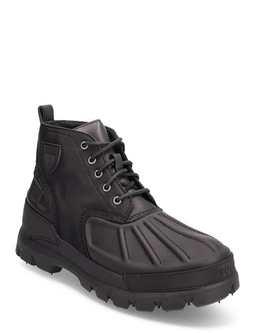 Se Polo Ralph Lauren Oslo Low Oxford & Leather Boot Polo Ralph Lauren Black ved Booztlet