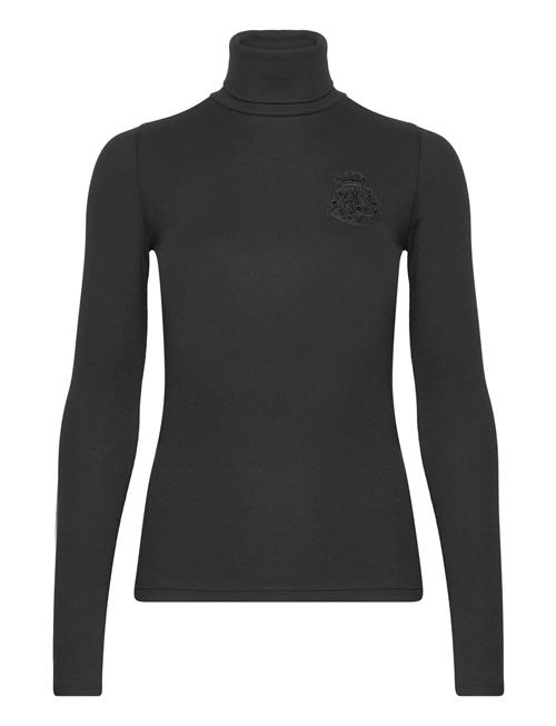 Se Polo Ralph Lauren Crest Ribbed Turtleneck Polo Ralph Lauren Black ved Booztlet