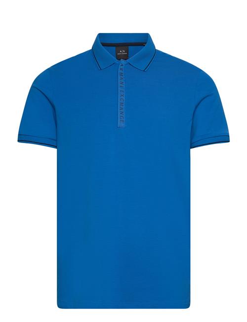 Se Armani Exchange Polo Armani Exchange Blue ved Booztlet