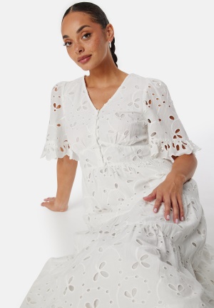 YAS Yaskanikka 2/4 Midi Dress Star White XS