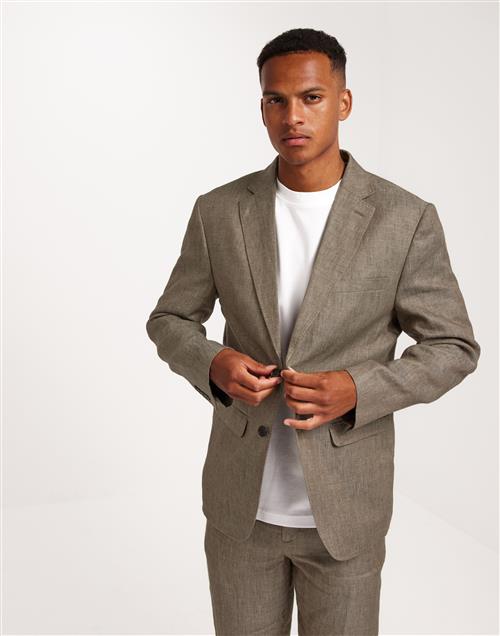 Selected Homme Slhregular-Will Linen Blz Noos Blazere Brownie