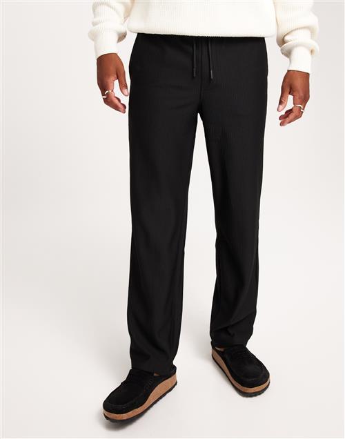 Only & Sons Onssinus Loose Plizze Pant Slacks Black