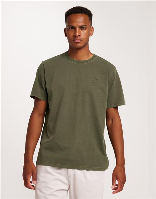 Neuw Organic Neuw Band Tee Kortærmede t-shirts Olive