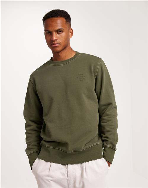 Se Neuw Neuw Crew Sweatshirts Olive ved NLY Man