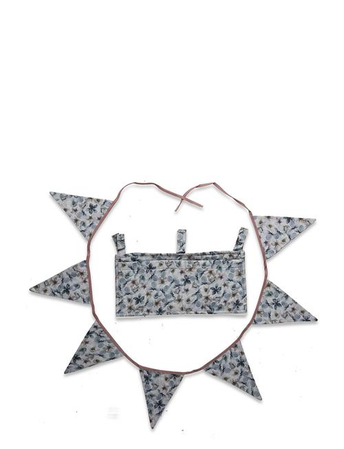 Nbnray Bed Pocket/Garland Set Name It Grey