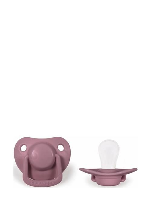 Filibabba 2-Pack Pacifiers - Dusty Rose 0-6 Months Filibabba Pink