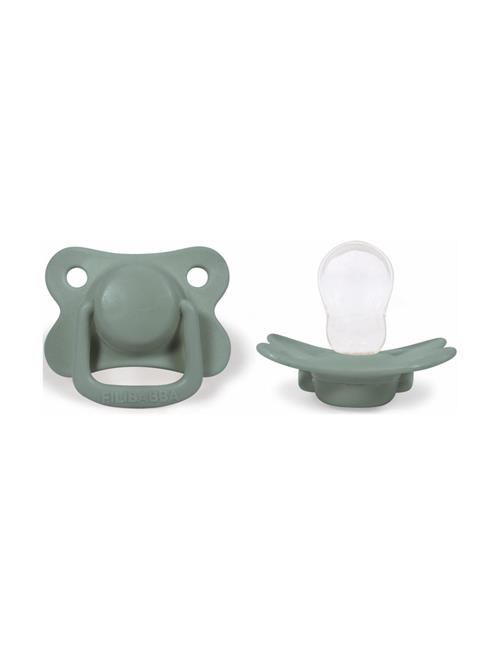 2-Pack Pacifiers - Moss Green +6 Months Filibabba Green