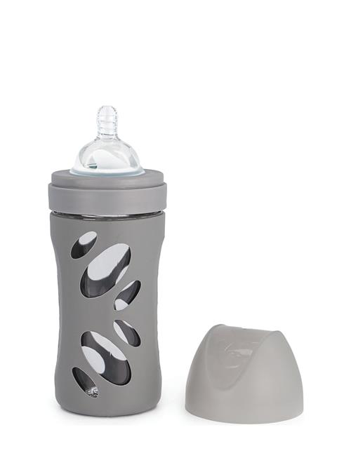 Twistshake Twistshake Anti-Colic Glass Bottle 260Ml Pastel Grey Twistshake Grey