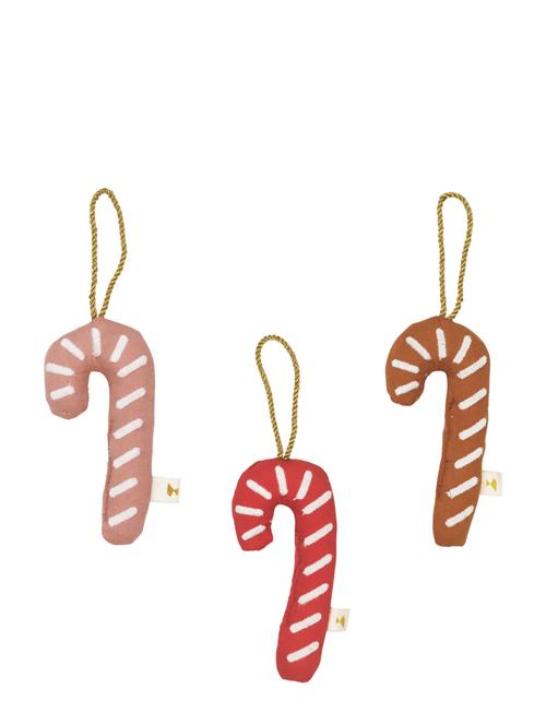 Fabelab Ornaments Embroidered - Candycane - Mix Fabelab Patterned