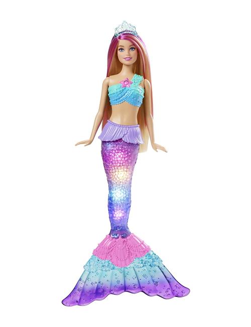 Dreamtopia Twinkle Lights Mermaid Light-Up Doll Barbie Patterned