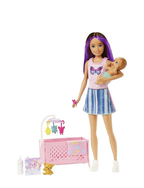 Se Barbie Skipper Babysitters Inc. Skipper Babysitters Inc Dolls And Playset Barbie Patterned ved Booztlet