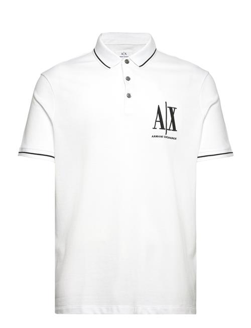 Se Armani Exchange Polo Armani Exchange White ved Booztlet