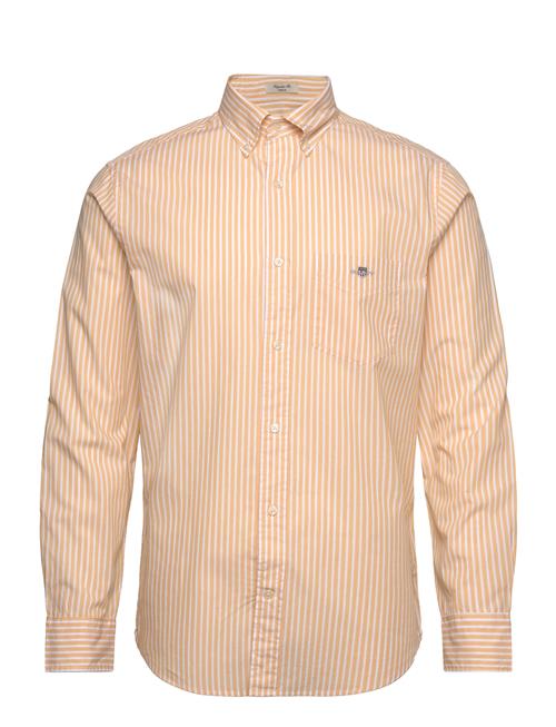 Reg Classic Poplin Stripe Shirt GANT Orange