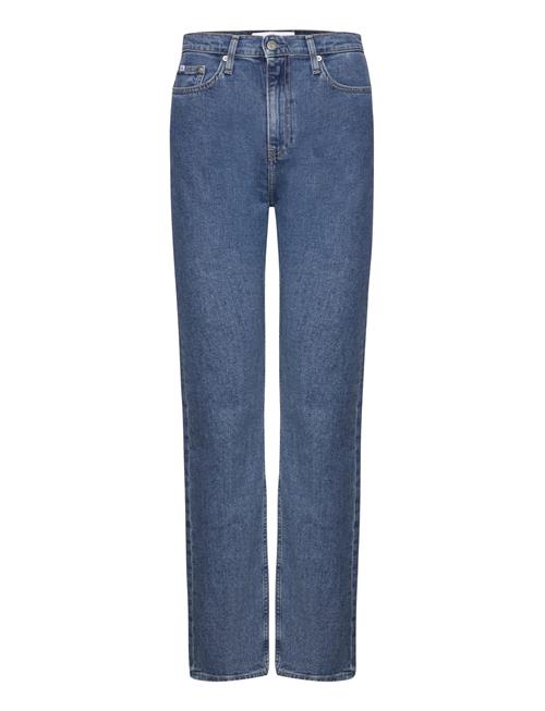 Se Calvin Klein Jeans High Rise Straight Calvin Klein Jeans Blue ved Booztlet