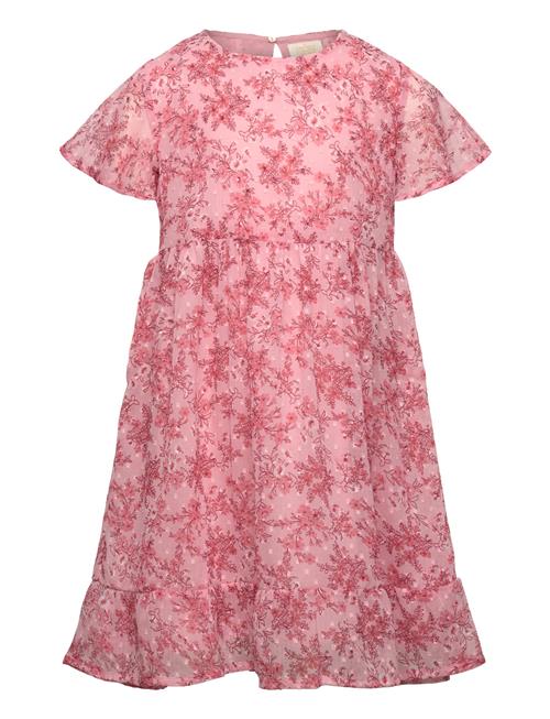 Creamie Dress Flower Dobby Creamie Pink