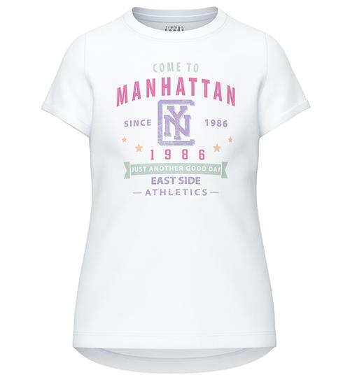 Name It Name It T-Shirt - NkfVix - Bright White/Manhattan