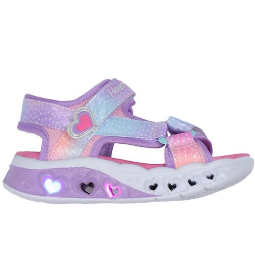 Skechers Skechers Sandaler m. Lys - Flutter Hearts - Pink Multicolor