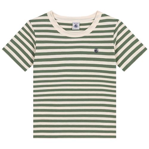 Se Petit Bateau Stribet T-shirt Grøn | Grønn | 5 years ved Babyshop