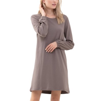 Se Mey N8TEX 2 0 Nightshirt Mørkbrun  Medium Dame ved Timarco