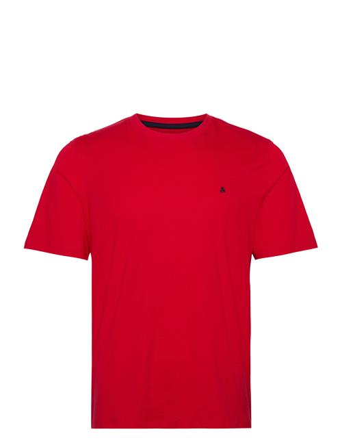 Se Jack & Jones Jjepaulos Tee Ss Crew Neck Noos Jack & J S Red ved Booztlet