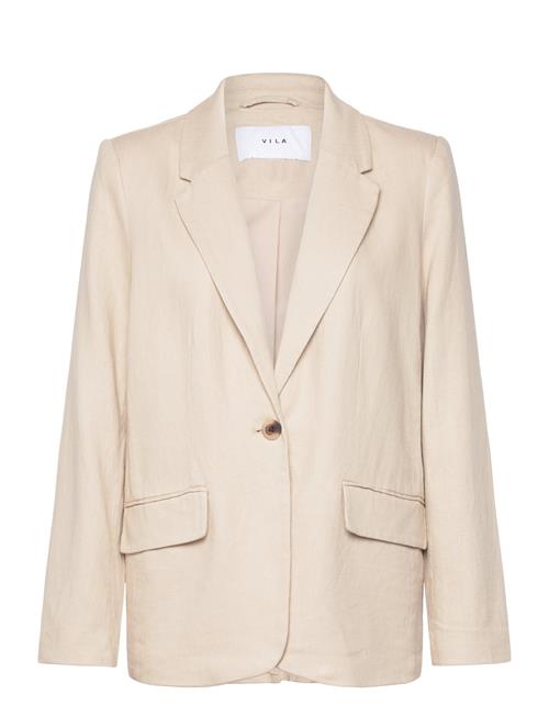 Vijolanda L/S Blazer - Noos Vila Beige