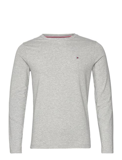 Stretch Slim Fit Long Sleeve Tee Tommy Hilfiger Grey