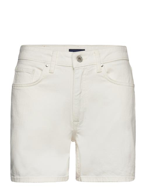 GANT White Denim Shorts GANT Cream