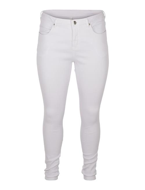 Se Zizzi Jeans, Long, Amy Zizzi White ved Booztlet