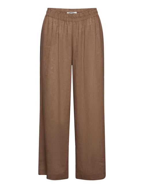 ONLY Onltokyo Hw Linen Blend Pant Pnt Noos ONLY Brown