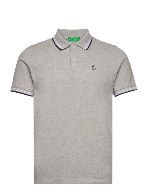 United Colors of Benetton H/S Polo Shirt United Colors Of Benetton Grey