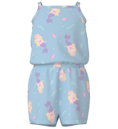 Se Name It Name It Sommerdragt - NmFVigga - Chambray Blue/Mermaids ved KidsWorld