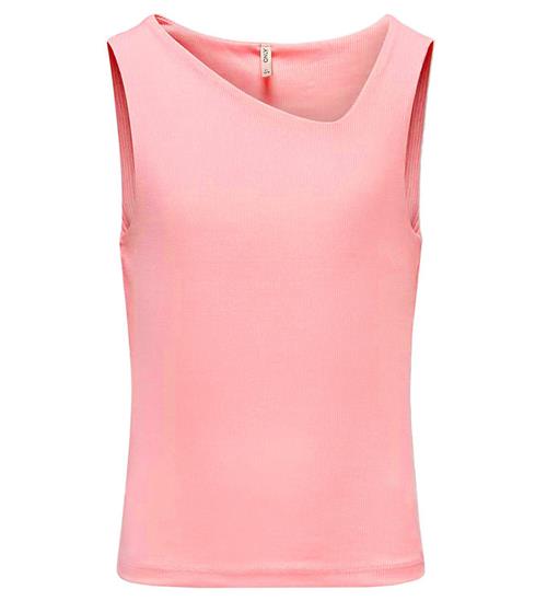 Se Kids Only Kids Only Top - Rib - KogClare - Candy Pink ved KidsWorld