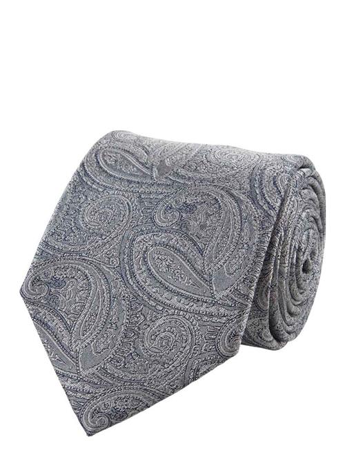 Paisley Silk Tie Portia 1924 Grey