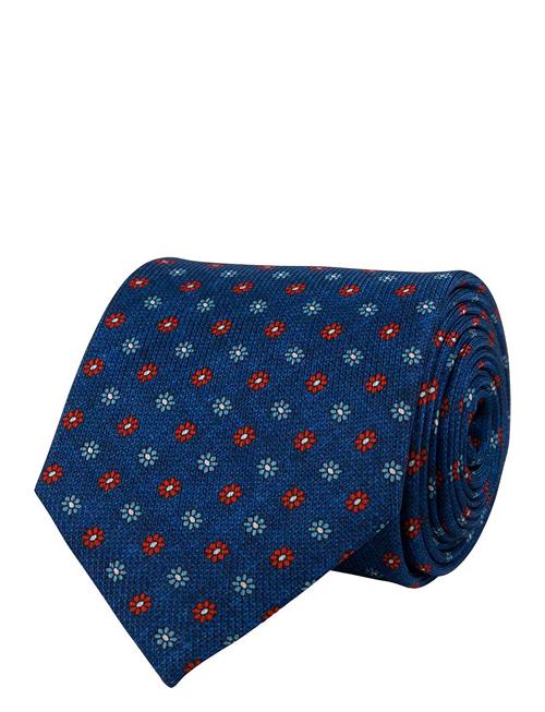 Portia 1924 Pattern Silk Tie Portia 1924 Blue