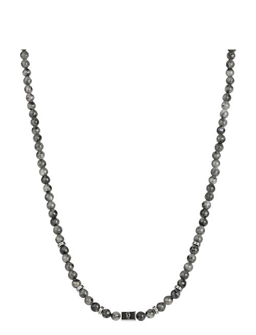 Se edd. Beads Necklace 6Mm Edd. Grey ved Booztlet