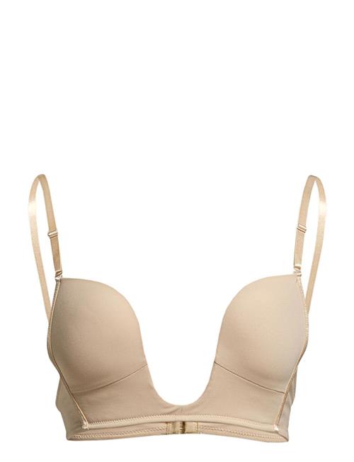 Se Magic Bodyfashion Deep V-Bra Magic Bodyfashion Beige ved Booztlet