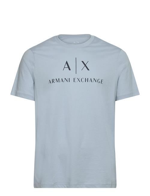 Armani Exchange Man Jersey T-Shirt Armani Exchange Blue