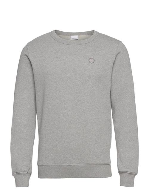 Erik Basic Badge Sweat - Gots/Vegan Knowledge Cotton Apparel Grey