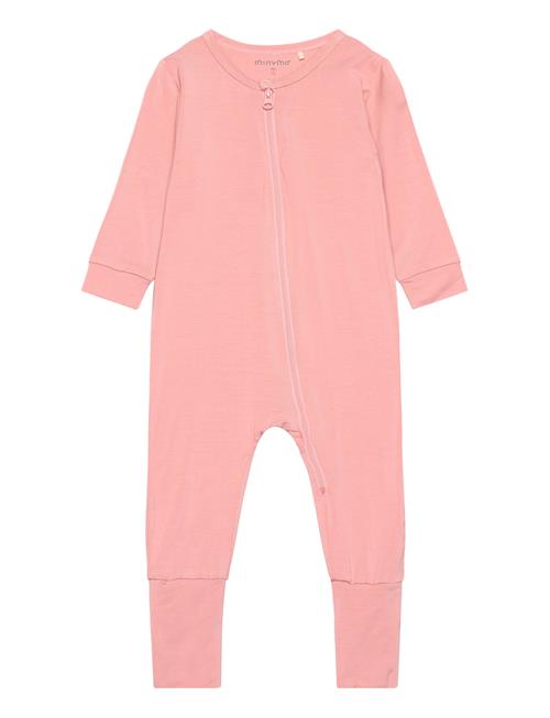 Minymo Nightsuit Ls - Bamboo Minymo Pink