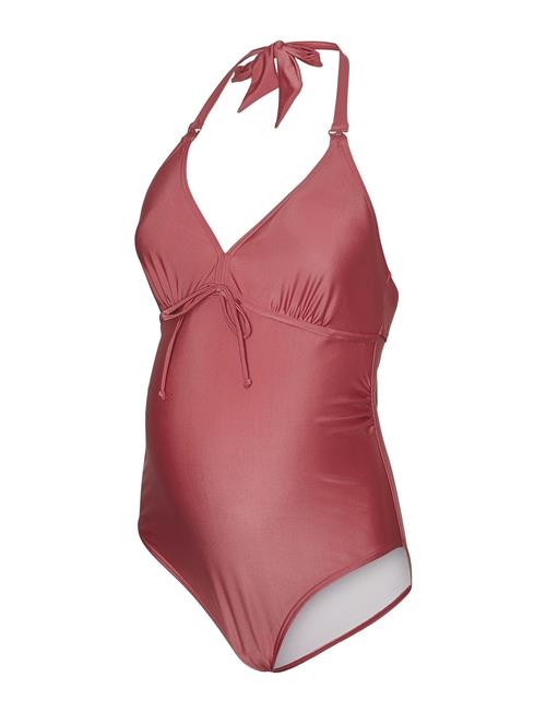 Mamalicious Mlmolly Halter Padded Swimsuit 2F Mamalicious Pink