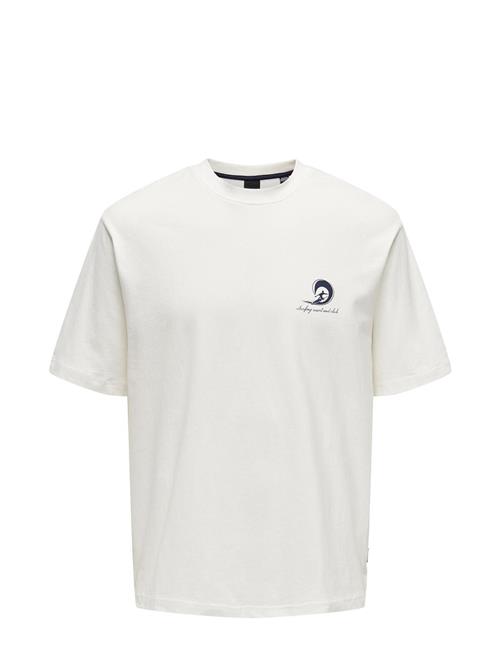 ONLY & SONS Onsmilo Rlx Coast Ss Tee ONLY & SONS White