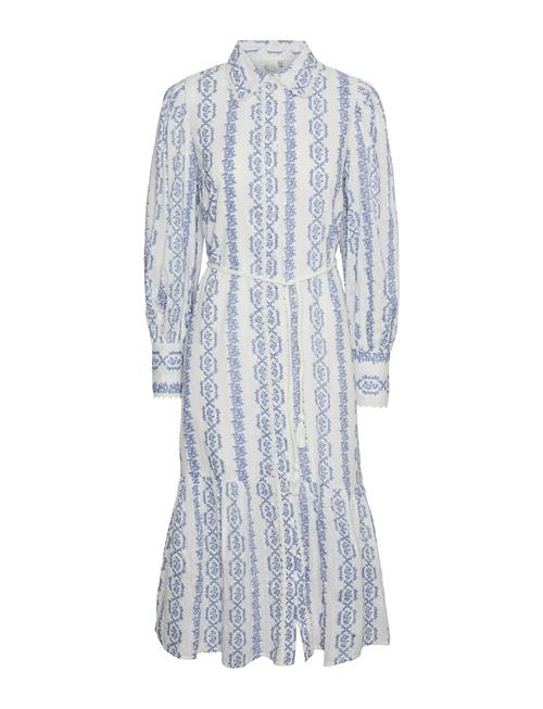 YAS Yastovina Ls Long Shirt Dress YAS Blue