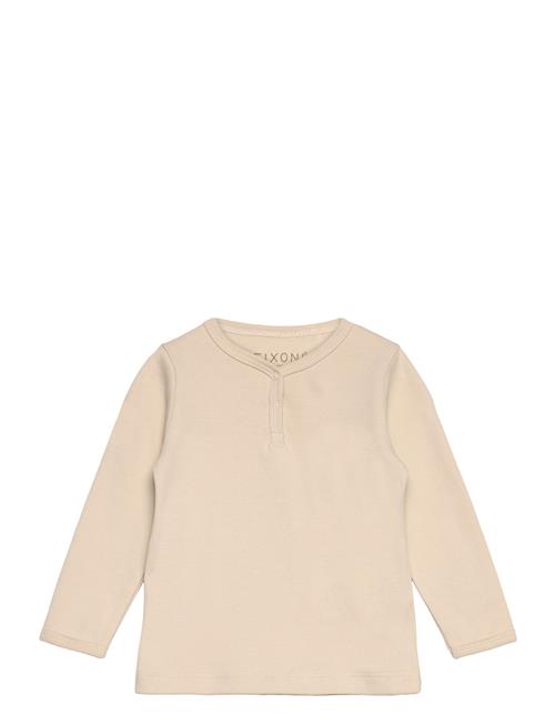 Se Fixoni Blouse Ls - Solid Fixoni Cream ved Booztlet