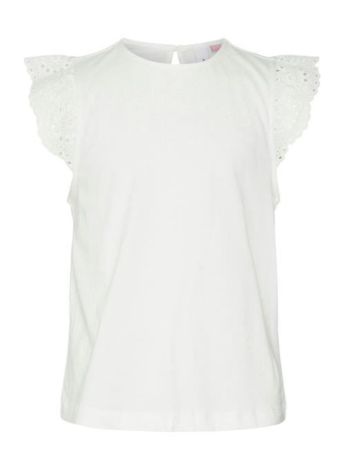 Vero Moda Girl Vmemily Sl Gathering Top Jrs Girl Noos Vero Moda Girl White